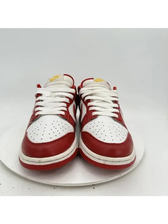 Nike Dunk Low Retro Men Size 11 DD1391-602 Gym Red White Training Shoes - Picture 7 of 11